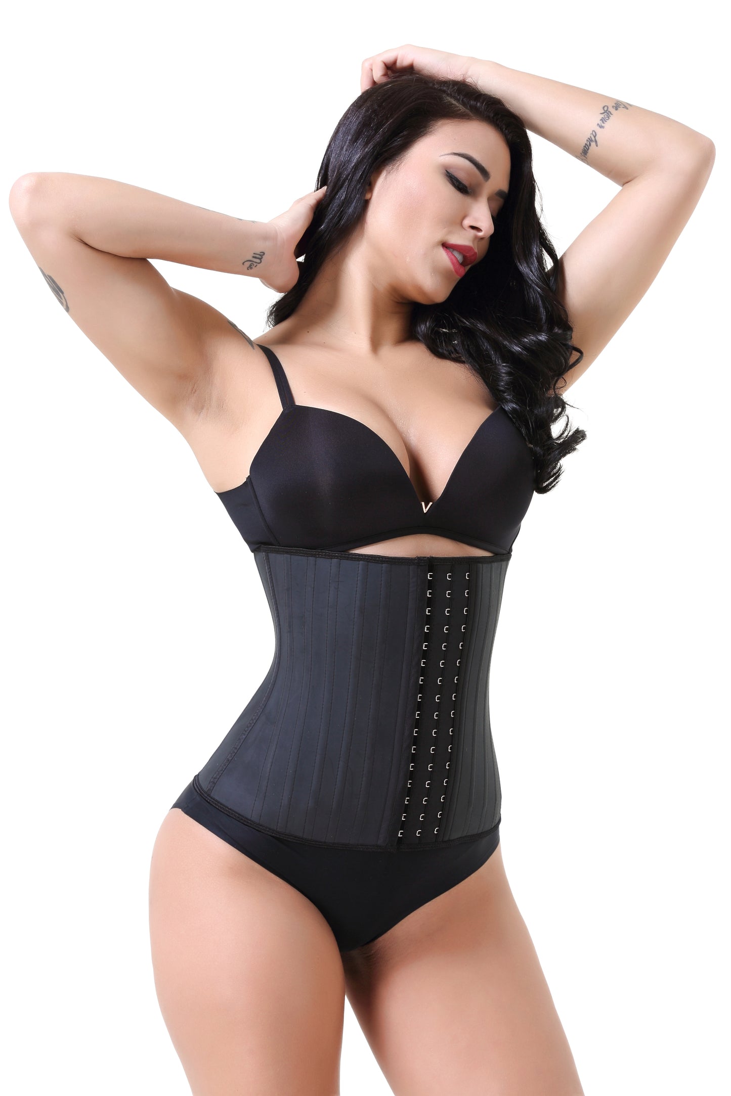 Rubber Corset Glossy Latex Waist Shaping Clothes Women Belly Contracting Belly Band Latex