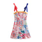 Summer Women Clothing Slim Fit Assorted Colors Spaghetti Strap Floral Print Short Dress