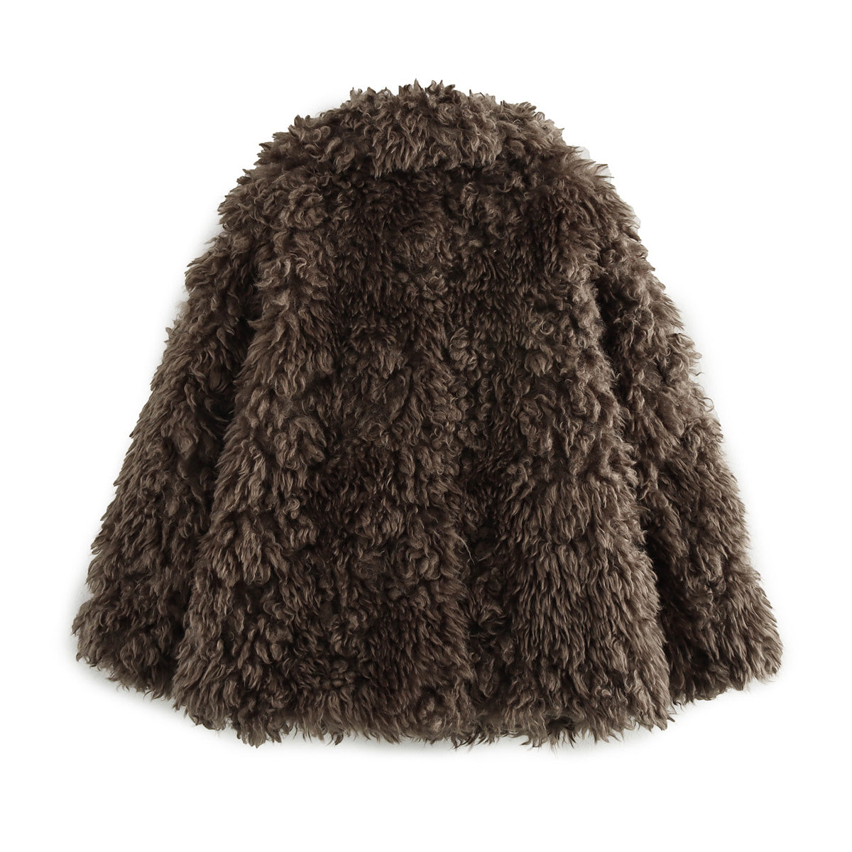 Women Clothing Autumn Winter Artificial Fur Effect Short Fur Coat Coat