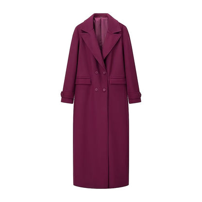 Fall Women Clothing Stylish Simple Blended Coat Jacket 9231756