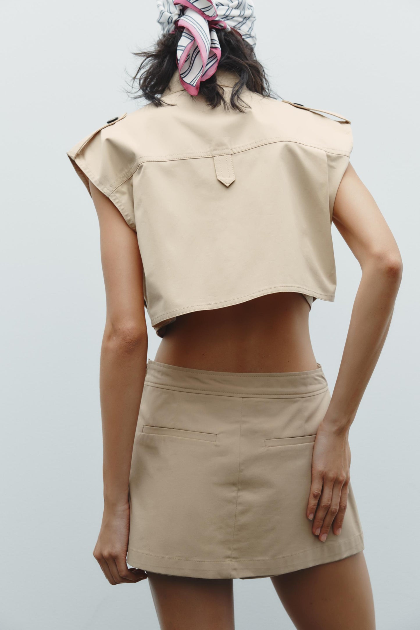 Women Clothing Short Spring Top Vest plus Culottes Suit Casual