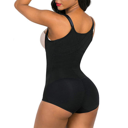 One Piece Seamless Body Shaper Female Postpartum Belly Contracting Slim-up Pants Burning Exercise Corset Underwear