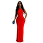 Spring Summer Women Wear One Shoulder Evening Dress Slim Fit Dress