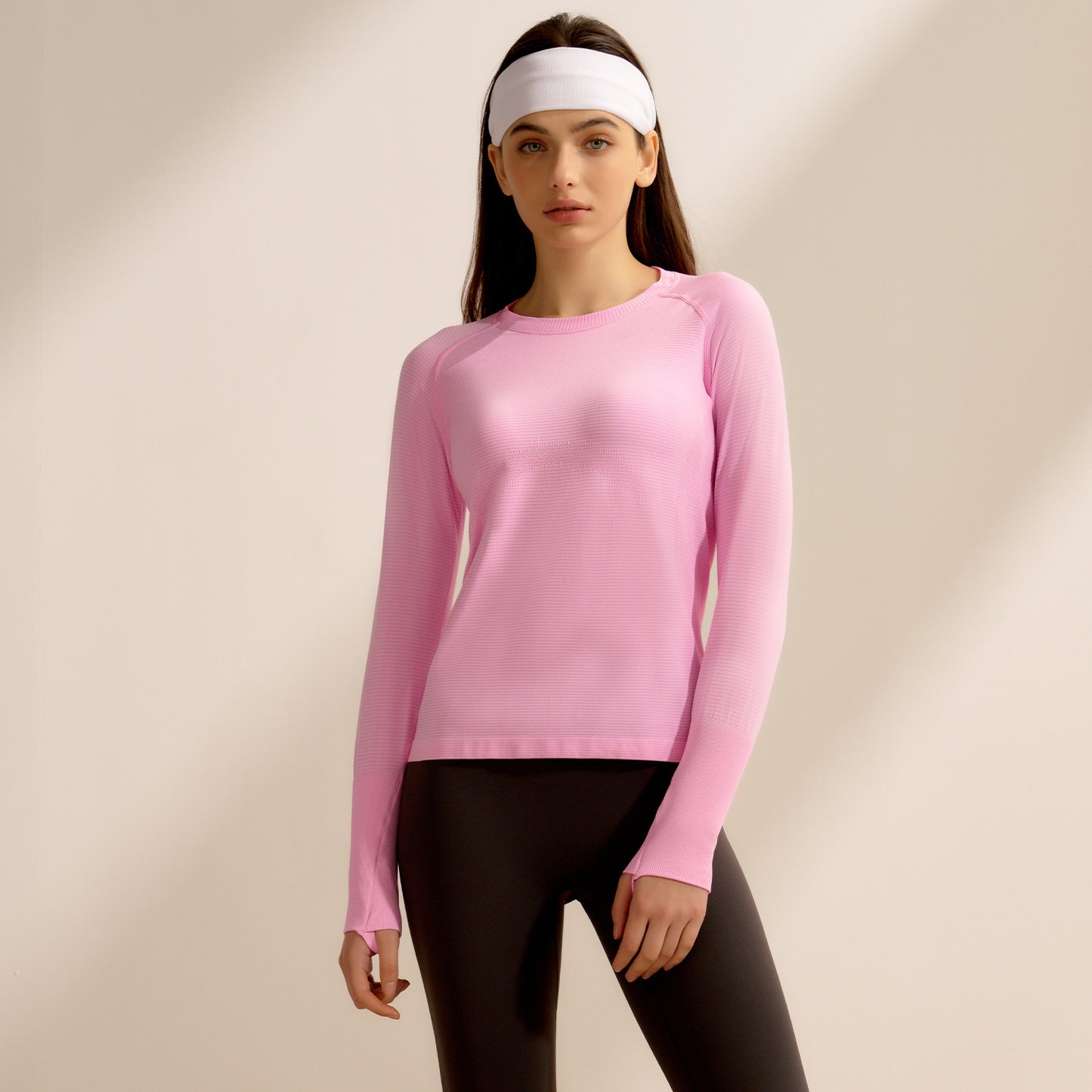 Yoga Clothes for Women Spring Autumn Sports Top Long Sleeve Professional Pilates Training Quick Drying Running Fitness Clothes