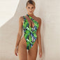 Swimsuit One Shoulder One Piece Swimwear Women Bikini High Waist Backless Sexy Women