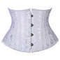 Jacquard Girdle Waist Seal Bone Corset Women Belly Contracting Chest Plate Shaping Court Shaper