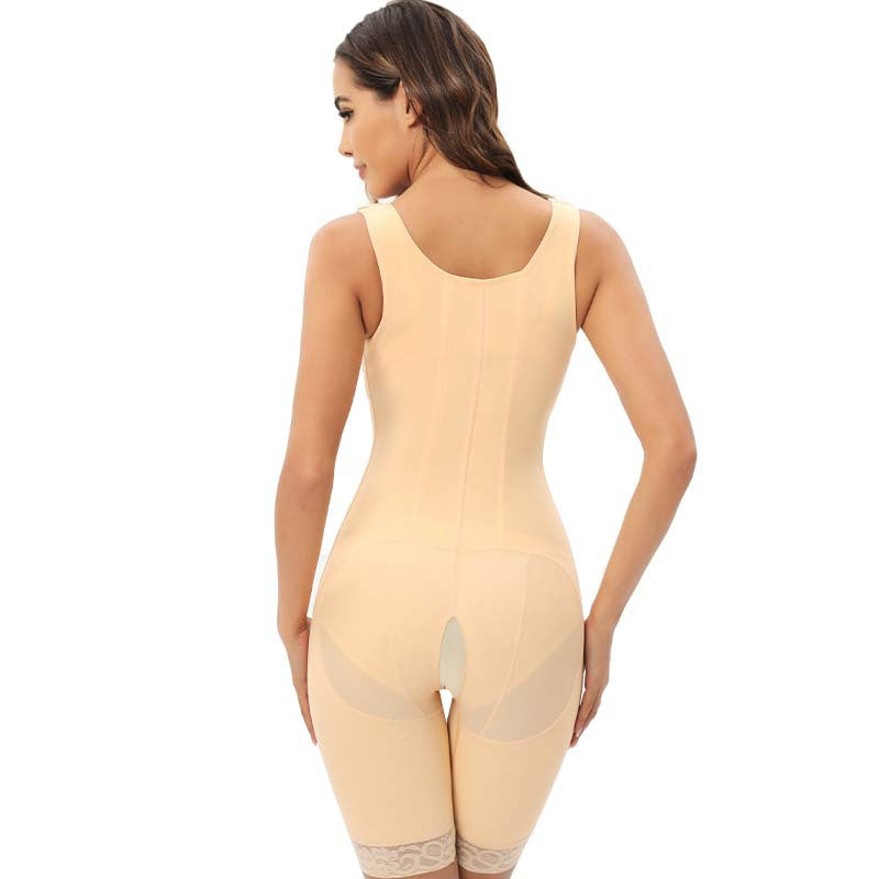 Shaping Slimming Clothes Row Buckle Corset One Piece Waist Girdling Belly Contraction Open Women Jumpsuit Women