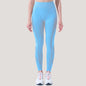 Mesh Solid Color Yoga Pants Women High Waist Hip Lift Stretch Quick Drying Tights Breathable Exercise Workout Pants