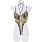 Camouflage Sexy Sexy Corset Halter Spaghetti Straps Outerwear Top