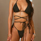 Bikini Split Swimsuit Backless Sexy Lacing Bikini Bikini Swimsuit