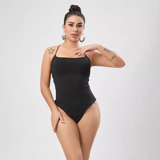 Women Clothing Sexy Crossover Lace up Jumpsuit High End Design Tight Jumpsuit