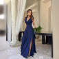 Women Clothing Women Clothing Summer Solid Color Lengthened Evening Dress Dress