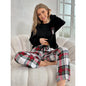 Ladies Pajamas Winter Long Sleeve Trousers Two Piece Home Wear for Women