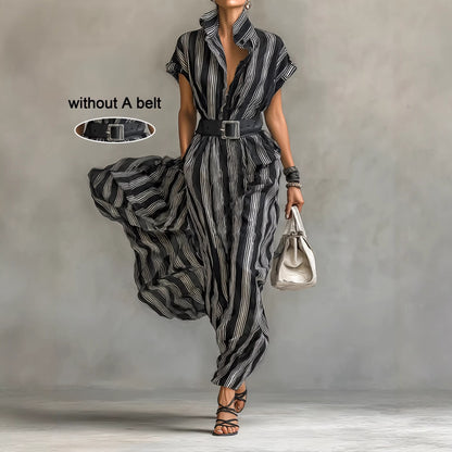 Black and White Stripes European and American U Size S, Non-Chinese Code